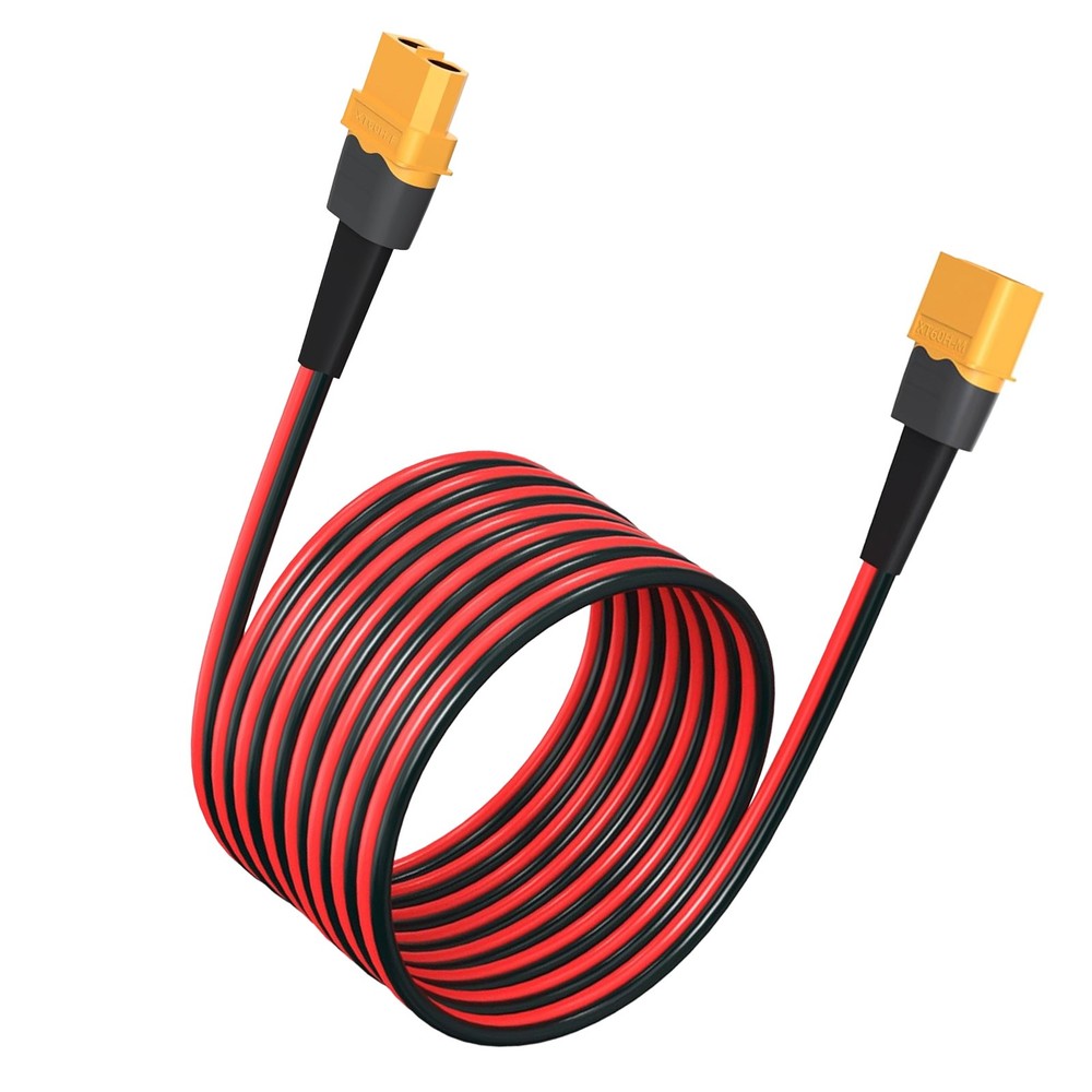 10 AWG XT60 Male to XT60 Female Connector Solar Extension Cable Wire for RC Lipo
