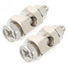 2pcs Solar Grounding Clip Lug Cable Clamp Wiring Frame Clip Supply