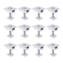 12Pcs 30mm Solar Panel Middle Clamps Aluminium Solar Panel Mount Mid Clips USA