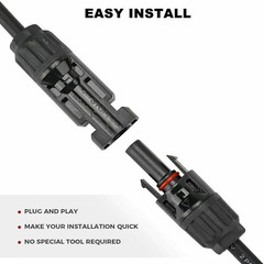 5Pairs 1 to 2Y Branch Solar Panel Cable Connectors Adapter Extension Connectors