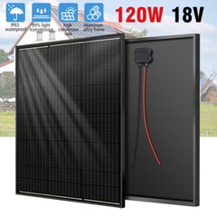 120W Portable Solar Panel Solar Charger for Generator Power Station RV Home Boat