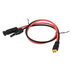 Solar Plug to XT60 Adapter with Pure Copper Wire 12AWG Cable for Solar Panels