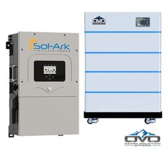 6KW Complete Offgrid Solar Kit – 15K Sol-Ark Inverter + 20.48KW OMO Stack Lithiu
