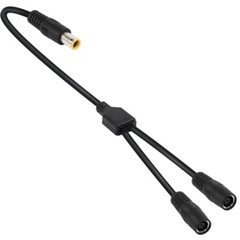 Double Input Solar Charging Cable, DC7909 Male to 2 Female Connection Line