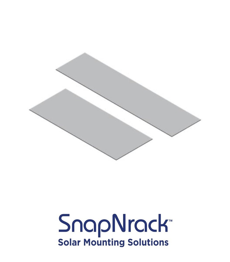 SnapNrack PS45 Deck Level Flashing Set 5″x13″ & 4″x17″, 242-02728. 10 PACK