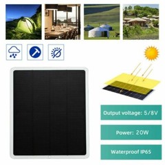 20W Solar Panel 12V Trickle Charge Battery Charger For Maintainer Marine RV Car