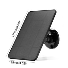 Solar Panel for Security IP6 Waterproof 360 Degrees Adjustable R1E6