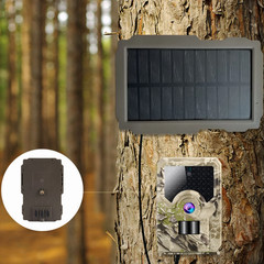 Hunting Camera Solar Panel 3000Mah Trail Camera Solar Charging Battery Panel wit