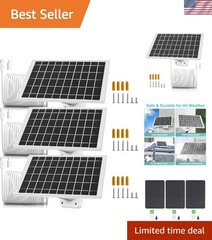 Durable 360-Degree Adjustable Solar Charger – For Arlo & SimpliSafe Cameras