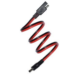 Flexible 60cm SAE 2Pin 2 Pin to DC5.5mm 5.5mm Cable for Outdoor Solar Charging