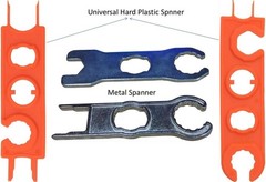 MC-4 Compatible Solar Connector Tool Set – Metal and Plastic Spanners (2 Pairs)