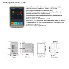 C-215 Temperature Difference Controller Solar Hot Water Circulating Pump Tempera