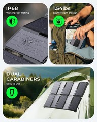BigBlue Portable 35W Solar Panel Charger with Fast Charging USB-A and PD 25W …