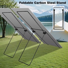 Portable Solar Panel Mounting Brackets Foldable Adjustable Angle Carbon Steel
