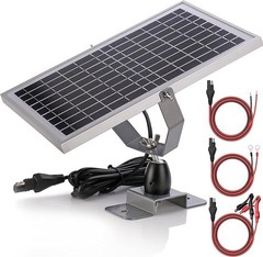 10W 12V Solar Battery Charger Maintainer Panel for Car Boat Marine RV Trailer