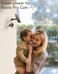 Nooie Solar Panel-Weather-Resistant, IP65 Waterproof, 360 Adjustable Mount