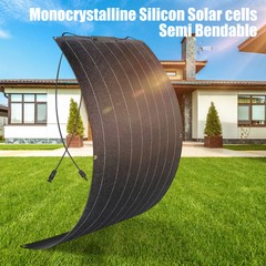 150W Flexible Solar Panel 12V Monocrystalline High Efficiency RV Marine Boat