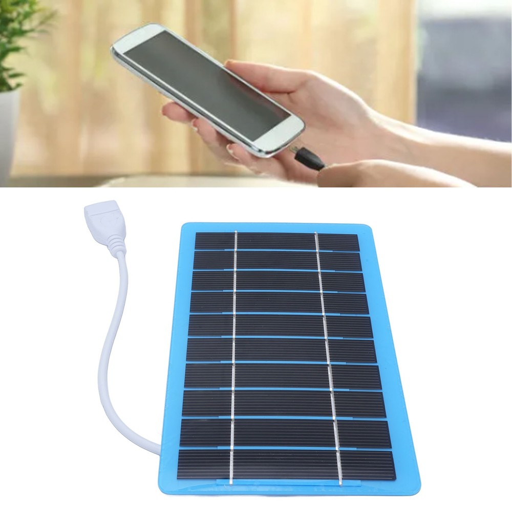 5W 5V Solar Panel Monocrystalline Silicon Efficient Charging Lightweight Po SSFA