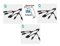 3pairs WSPVY3 IP67 3 to 1 DC female + male waterproof pv solar branch connector
