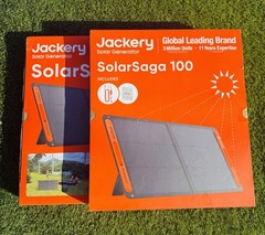 x2 Jackery – SolarSaga Portable Panel 100W – Black (Sold as pair)