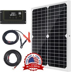 Kit Generator De Panel Solares De 6000W Inversor Con Controlador Para Automóvil.