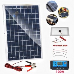 Trickle 30W Solar Panel 12V Charger Battery Charger Kit Maintainer Boat Car RV