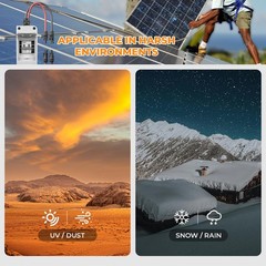 Solar Panel Disconnect Switch 400V DC/AC 30A PV Disconnect Switch Outdoor IP6…