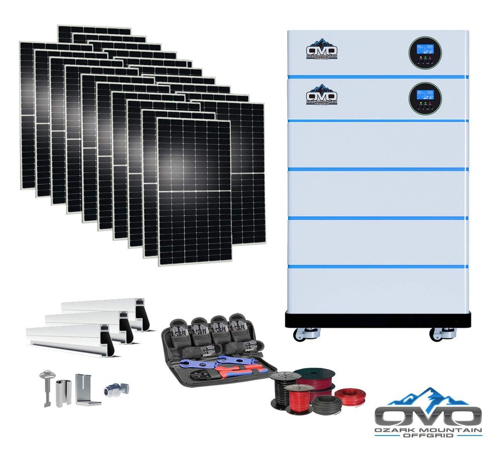 11KW OMO All-In-One Customizable Stacking Inverter/Battery System 120/240 11000W