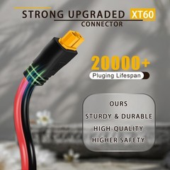 10ft Solar Panel Cable for Ecoflow Anker SOLIX 12AWG for MC-4 to XT60