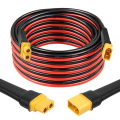 XT60 Extension Cable 10AWG 20FT Male to Female Connector for Solar Power & RC Ba