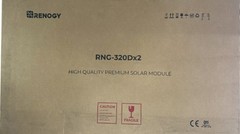 Renogy 2 Piece Solar Panel 320 Watt RNG-320DX2 for RV Boat Shed Farm House Roof
