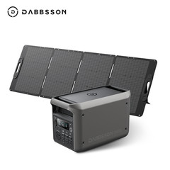 Dabbsson 3000L Portable Power Station 3000W 3072Wh Generator w/210W Solar Panel