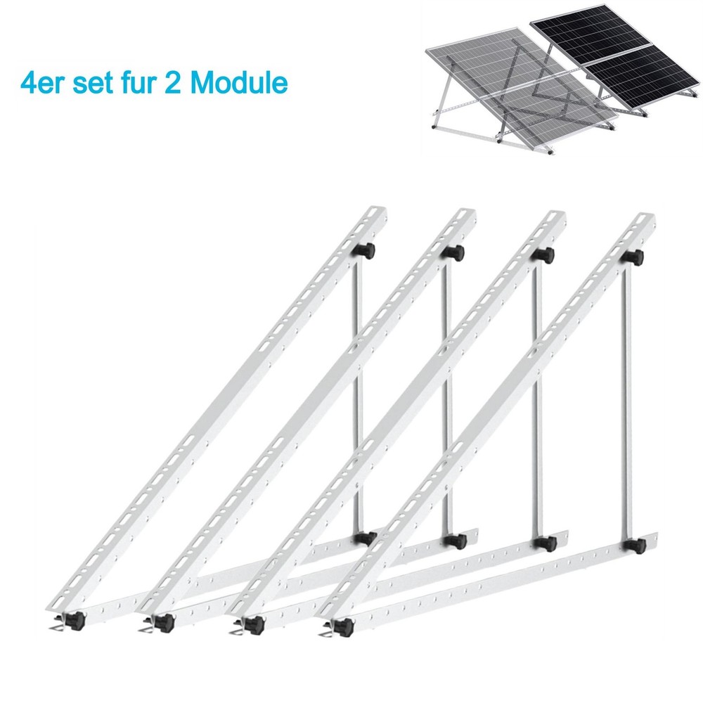 PFCTART 2 Set 46.5 inch Solar Panel Mount For 2-4pcs 100~400 Watt Solar Panel