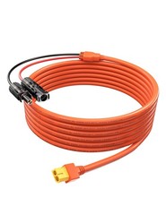 Tonton Solar to XT60 Charge Extension Cable 12AWG 16.5Ft 5M Solar Connector t…