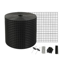 6 in x 100ft Solar Panel Bird Guard Critter Guard Roll Kit 60pcs Fasteners