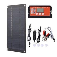 Portable Solar Panel Kit High Efficiency Monocrystalline Silicon Lightweight For