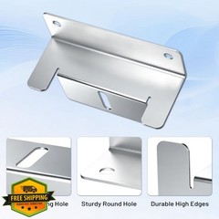 AeternaSol 8PCS Solar Panel Z Brackets 2 Sets RV