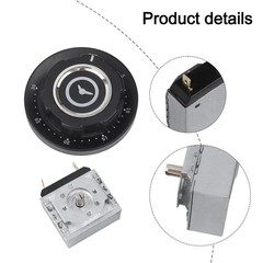 Metal Microwave Oven Timer Switch with Bell 30 60 90 120min AC250V 16A