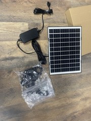 Solar Panel 9.5×6.75” Screen Type C USB Port 7W-5V Blink XT7/3/2 Port Access.