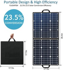 Foldable 50W 18V Portable Solar Panel