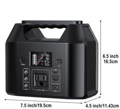 PORTABLE POWER STATION 150W SOLAR GENERATOR LITHIUM BATTERY PACK HIGH-CAPACITY