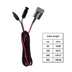 Plugs SB50 Plugs to Solar Panel Wire 12AWG PVC Coated Copper Cable for Marine