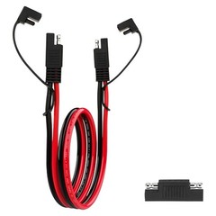 SAE 10AWG Extension Cable 1FT for Solar Panel RV Battery Automotive and Marine