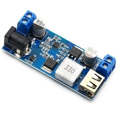 Wide Voltage Input Range 24V to 5V 5A Step Down Converter USB Charging