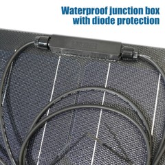 800W 200W Watt Portable Flexible Solar Panel 18V RV Camping Off-Grid Rooftop US