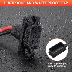 ELECTOP Rectangular Connector Power Socket Sidewall Port, Weatherproof Quick …