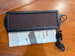 12 volt Solar Battery Maintainer Car Panel Charger 1.5 watt Thunderbolt