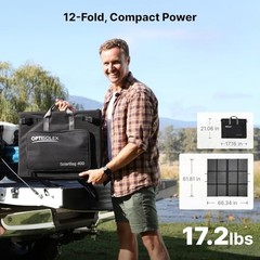 Portable Solar Panel 440W 25% Eff 17.2lbs Camp