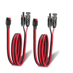 10AWG Solar Panel to Anderson Connector Cable 3FT, Solar Extension Cable 3 FT
