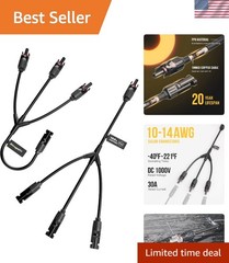 Easy Assembly Solar Panel Y Branch Connectors – Waterproof, High Voltage Ready